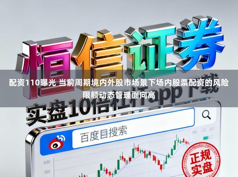 配资110曝光 当前周期境内外股市场景下场内股票配资的风险限额动态管理面向高
